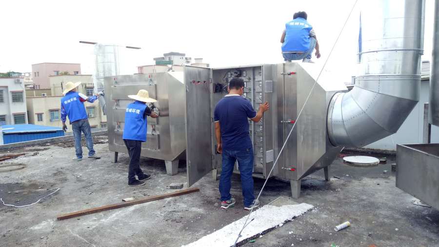 喷漆工业废气处理设备工程